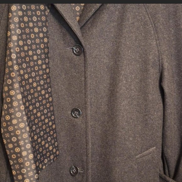 Jofeld size 20W vintage charcoal gray overcoat - Picture 4 of 8